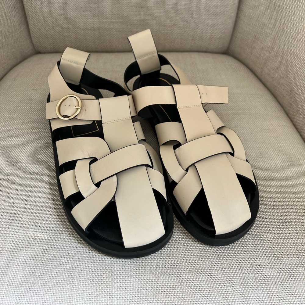 Zara leather sandals